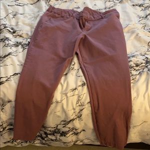 Dusty Purple Old Navy Pixie Pants